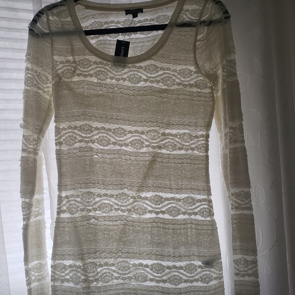 ivory lace top